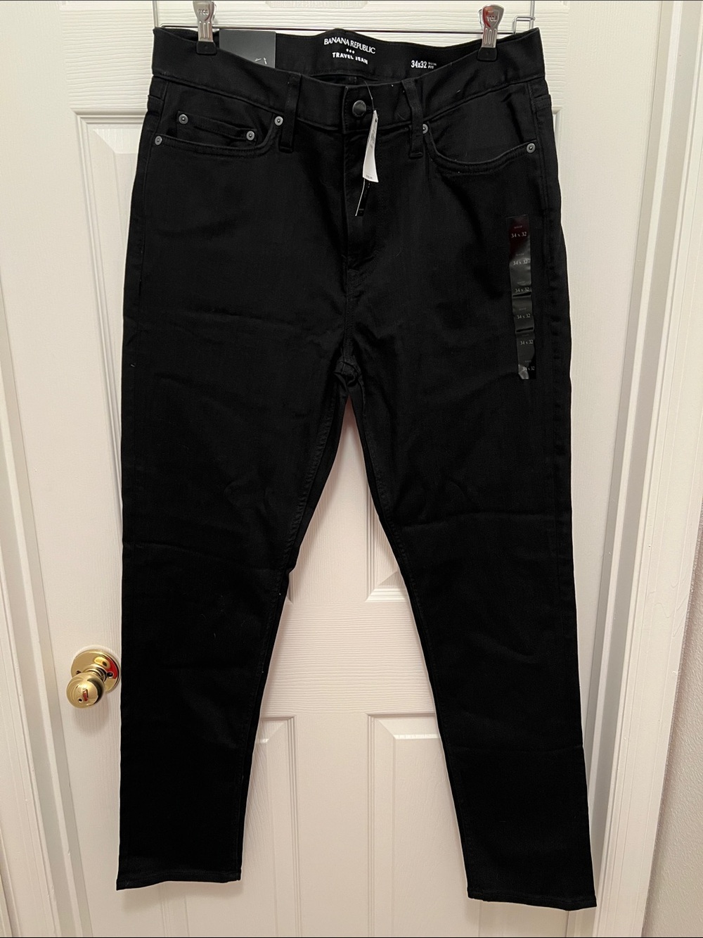 Banana Republic Men's Black Slim Straight Jeans